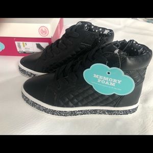 NEW w/tags and Original Box, Girls Sz. 3 High Tops